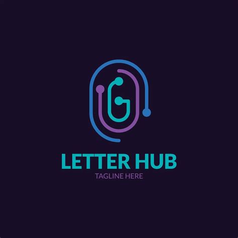 Hub logo design template vector 14002252 Vector Art at Vecteezy