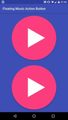 FloatingMusicActionButton - UpLabs