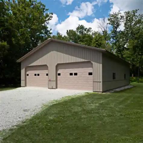 Pole Barn Garages - Concrete Pier System