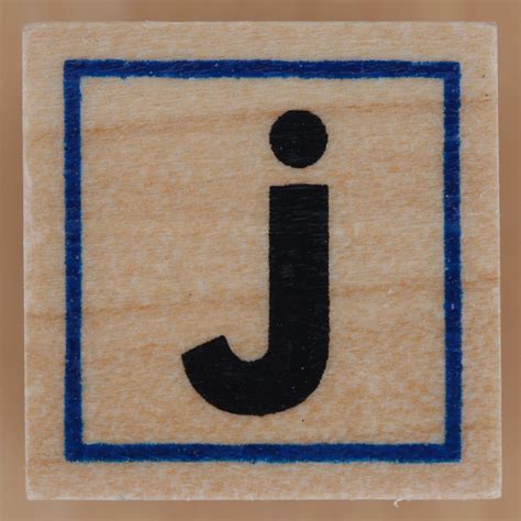 Rubber Stamp Letter j | Leo Reynolds | Flickr