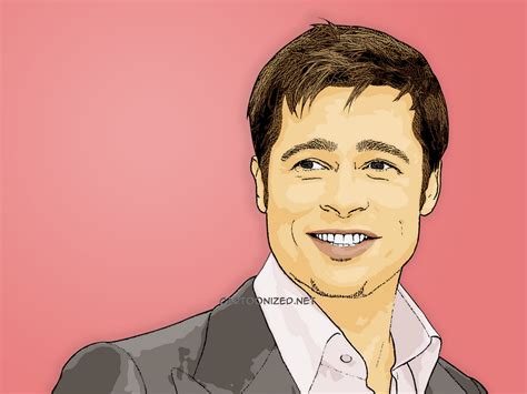 Cartoon Pictures of Brad Pitt