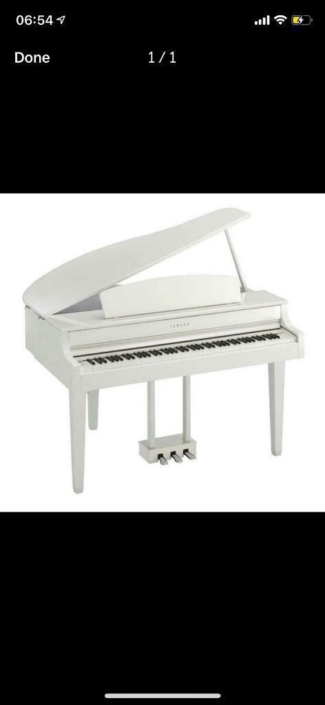 Yamaha Digital Baby Grand Piano White | in Islington, London | Gumtree