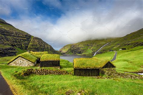 Village of saksun faroe islands denmark containing faroe islands ...