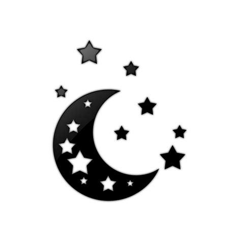 Moon And Stars Clip Art - ClipArt Best