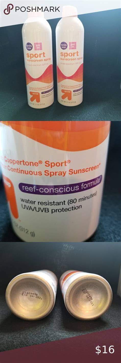 2 New Sunscreen Sprays SPF 30 Family Size | Sunscreen, Spray sunscreen, Spf 30