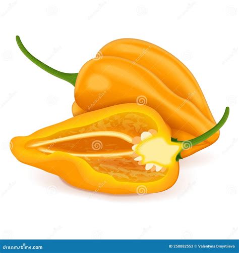 Yellow Habanero Cartoon Character With Sad Expression Royalty-Free ...