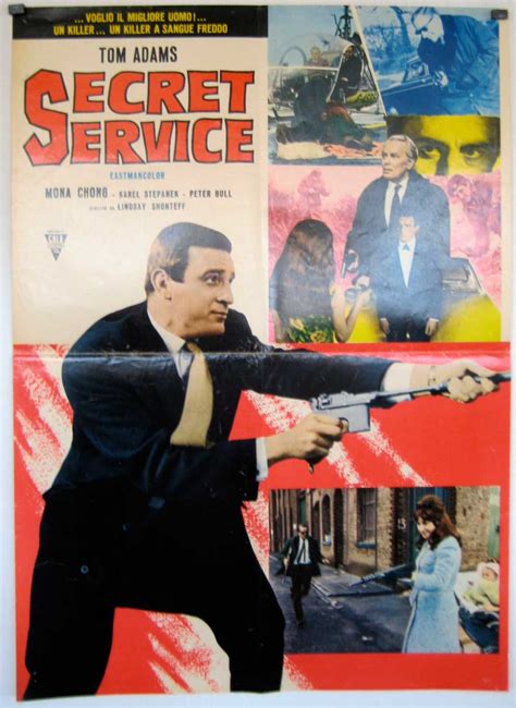 "SECRET SERVICE" MOVIE POSTER - "LICENSED TO KILL" MOVIE POSTER