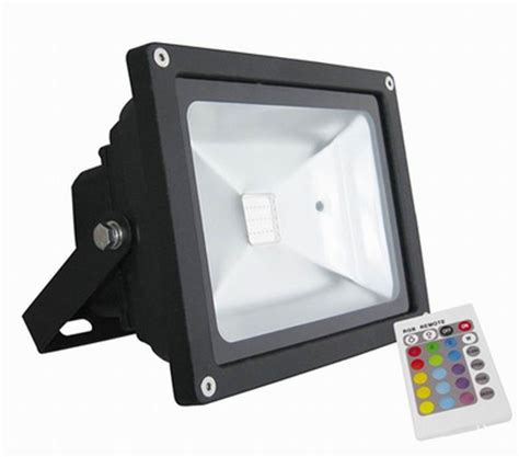 3000K - 6500K Waterproof LED Flood Light , Outdoor RGB Remote Control LED Light