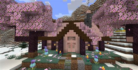 Cute Cherry Blossom Houses Minecraft