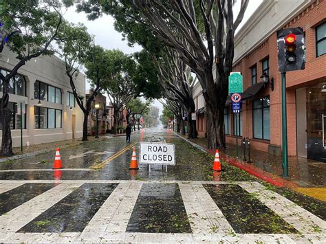 See photos of damage, flooding in city of San Luis Obispo CA | Modesto Bee