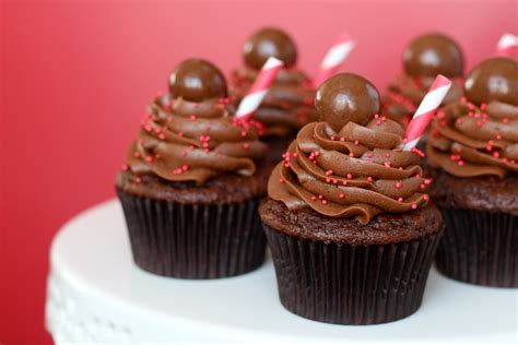 Chocolate Malt Cupcakes - Your Cup of Cake