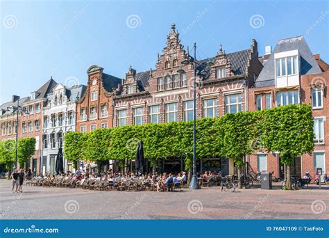 Grand Cafe on Market Square, Haarlem, Netherlands Editorial Stock Image - Image of netherlands ...