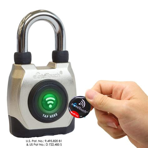 Weatherproof Smart Padlock - 3rd Generation eGeeTouch Smart Padlocks