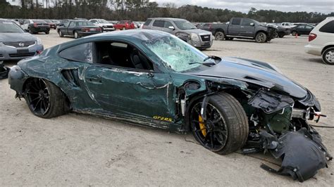 Wait, Is This Pro Golfer Patrick Reed's Wrecked Porsche 911 GT2 RS on ...