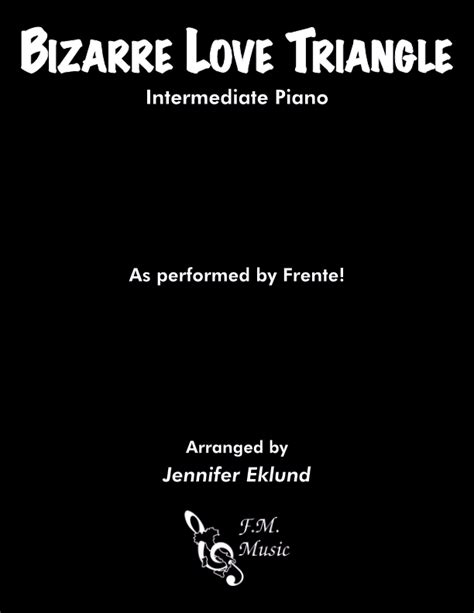 Bizarre Love Triangle (Intermediate Piano) By Frente!, New Order - F.M ...