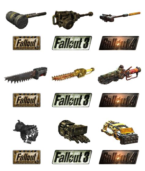 Pepper Cat Collection - askwrathreview: Fallout weapons evolution...