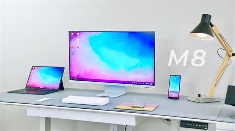 Minimal Desk Setup Tour: Samsung Smart Monitor M8 (2022) - YouTube