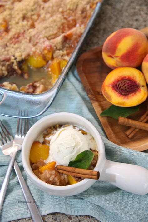 Peach Crisp Recipe - The Idea Room