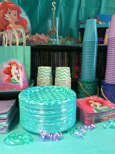 Disney's The Little Mermaid Girl's Birthday Party Decorations / Under the Sea / Ariel / Fish ...