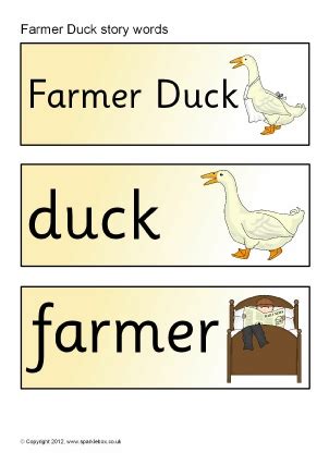 Farmer Duck Teaching Resources & Story Sack Printables - SparkleBox