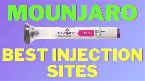 Mounjaro Best Injection Sites - YouTube