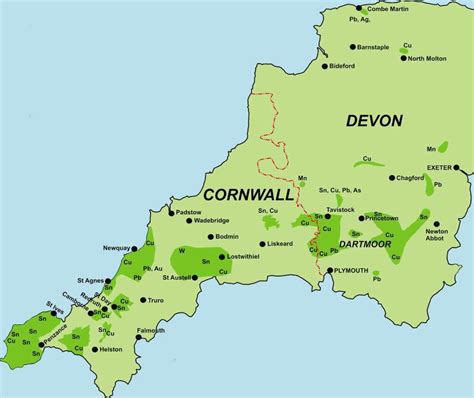 A - Cornwall & Devon Mines