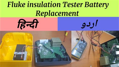 How to replace battery of Fluke insulation Tester 550C, Replacing ...