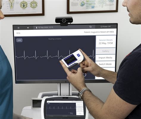 Portable ECG Machine heart monitor, scan ready in seconds - Visionflex