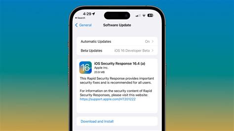 Apple Releases Rapid Security Response Update for iOS 16.4 Beta Users ...