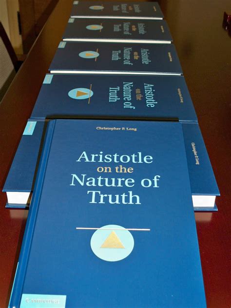 Aristotle on the Nature of Truth – Christopher P. Long