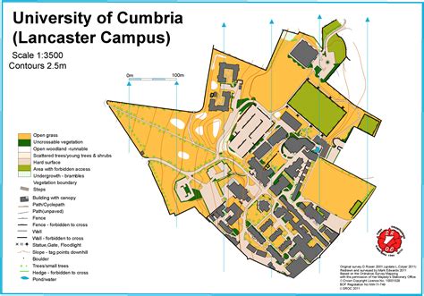 University Of Cumbria Lancaster Campus Map