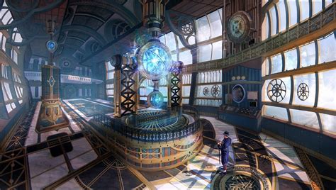 ArtStation - Steampunk Airship Interior, Hansol Lee | Steampunk airship ...