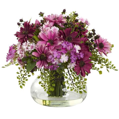 Large Mixed Daisy Arrangement 1353 Nearly Natural