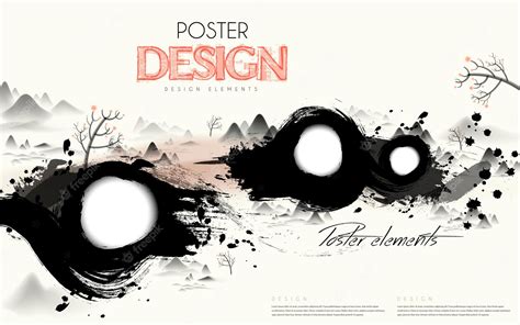 Premium Vector | Poetic poster template design