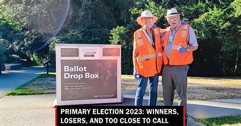 Primary Election 2023: Winners, losers, and too close to call - Lynnwood Times