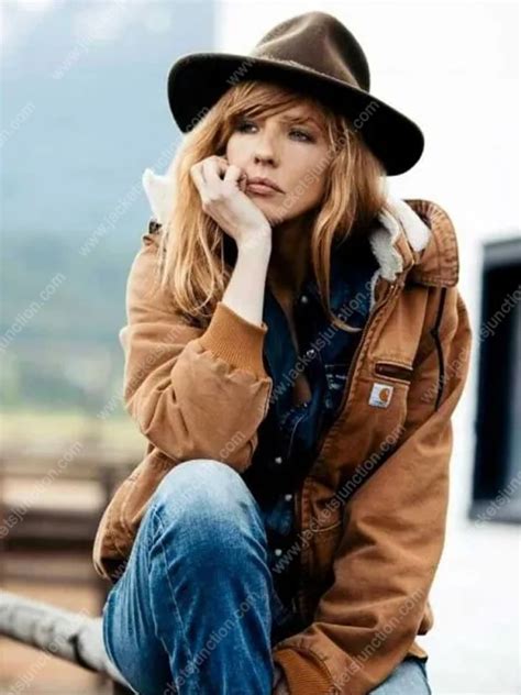 Kelly Reilly Yellowstone Beth Dutton Bomber Jacket - Jackets Juncion