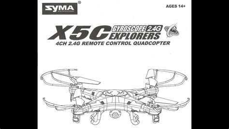 Quadcopter Drone With Camera Instructions