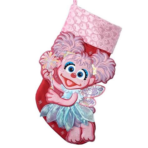 Sesame Street Abby Cadabby Printed Applique Stocking - Kurt S. Adler ...