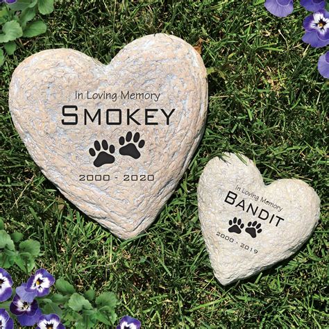 Engraved Pet Memorial Garden Stone | GiftsForYouNow