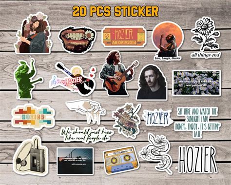 20pcs Hozier Stickers Hozier Fan Art Stickers Astrology Stickers ...