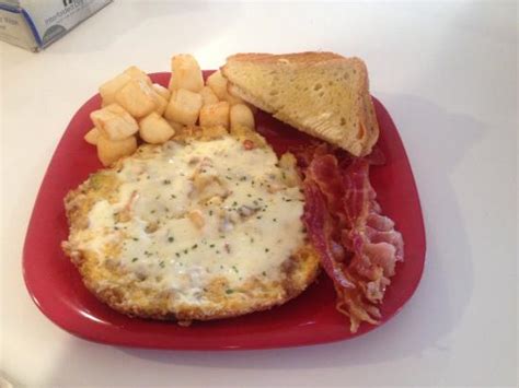 Breakfast Pizza! - Review of Mom & Pop's Cafe, Ballston Spa, NY ...