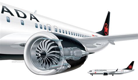 Boeing 737 Engine Cutaway | James Provost – Technical Illustrator