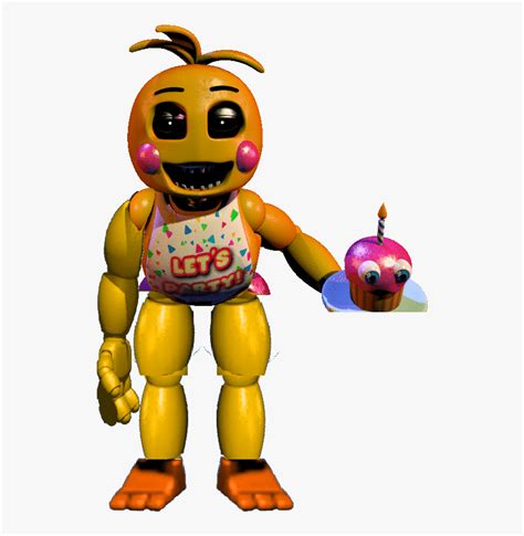 Nightmare Toy Chica - Fnaf 2 Toy Chica Full Body, HD Png Download , Transparent Png Image - PNGitem