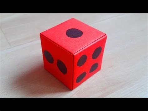 DIY - How to Make Paper Dice - ORIGAMI Dice - YouTube