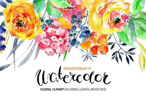 Watercolor Flowers PNG Images Transparent Free Download