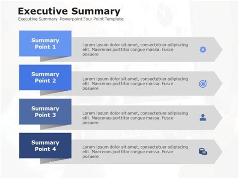 Animated Executive Summary 25 PowerPoint Template