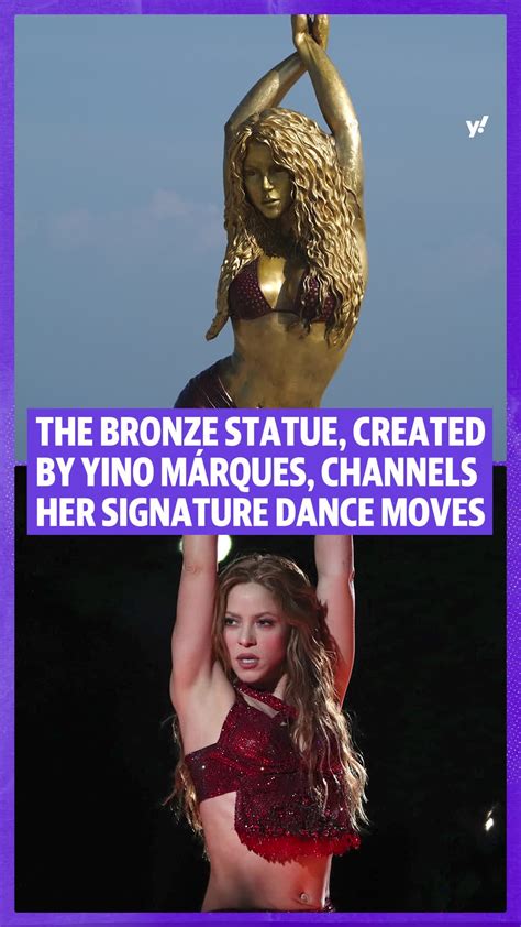 Shakira statue unveiled in Colombia