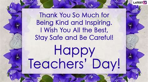 Happy Teachers’ Day 2020 Wishes: Thank You Notes, Appreciative Messages and Heart-Warming Quotes ...