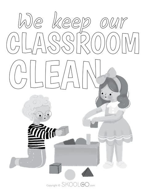 We Keep Our Classroom Clean - Classroom Poster - SKOOLGO