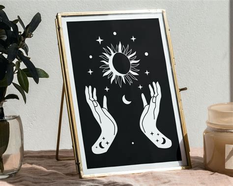 Gemini Astrology Print Gemini Poster Birth Flower Print | Etsy